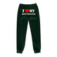 I Love MY BOYFRIEND Printed Trousers Casual Sweatpants Men And Women Sports Pants - EX-STOCK Canada