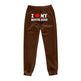 I Love MY BOYFRIEND Printed Trousers Casual Sweatpants Men And Women Sports Pants - EX-STOCK Canada