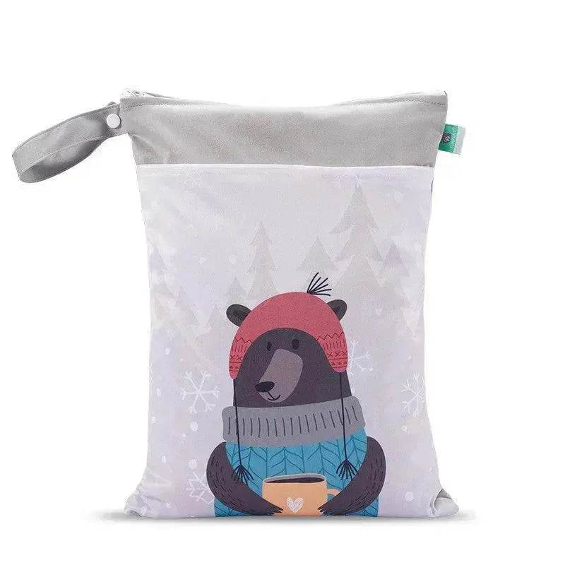 Infant Baby Diaper Storage Bag Travel Portable Diaper Bag Waterproof Clothes Diapers - EX-STOCK Canada