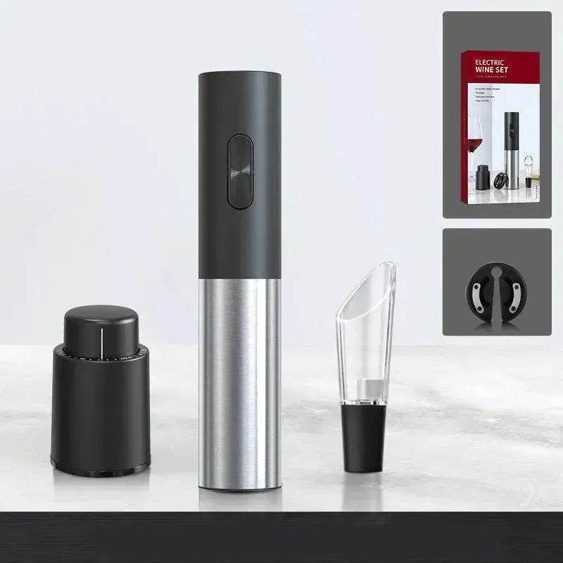 Kitchen Appliances Four In One Dry Battery Rechargeable Red Wine Electric Bottle Opener - EX-STOCK Canada