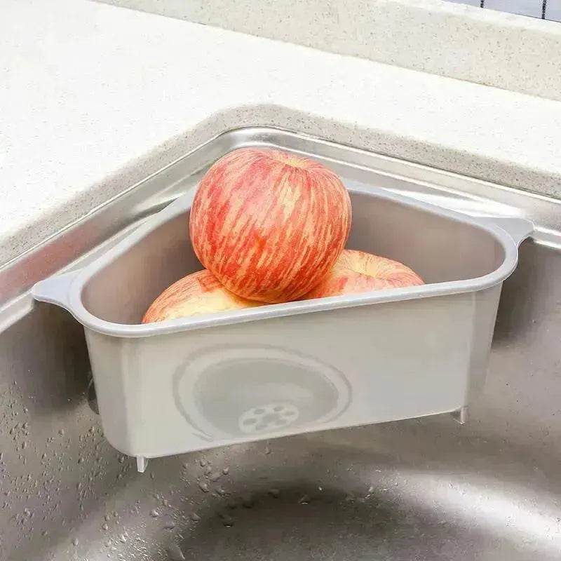 Kitchen Sink Multi-function Triangle Storage Rack Multi-purpose Dishwashing Sponge Drain Rack Storage Rack - EX-STOCK Canada