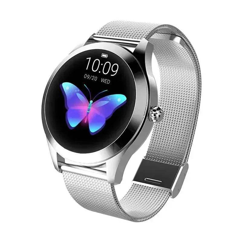 KW10x Smartx Watchx Heartx Ratex Monitoringx Sportsx Stepx Sleepx Qualityx Monitoringx Flipx Wristx Brightx Waterproofx Femalex Smartx Braceletx - EX-STOCK Canada