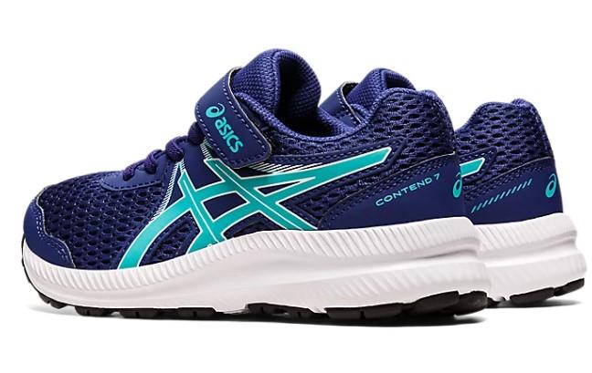 Asics Contend 7 PS - Zapatillas para correr para niñas en edad preescolar - EX-STOCK Canada
