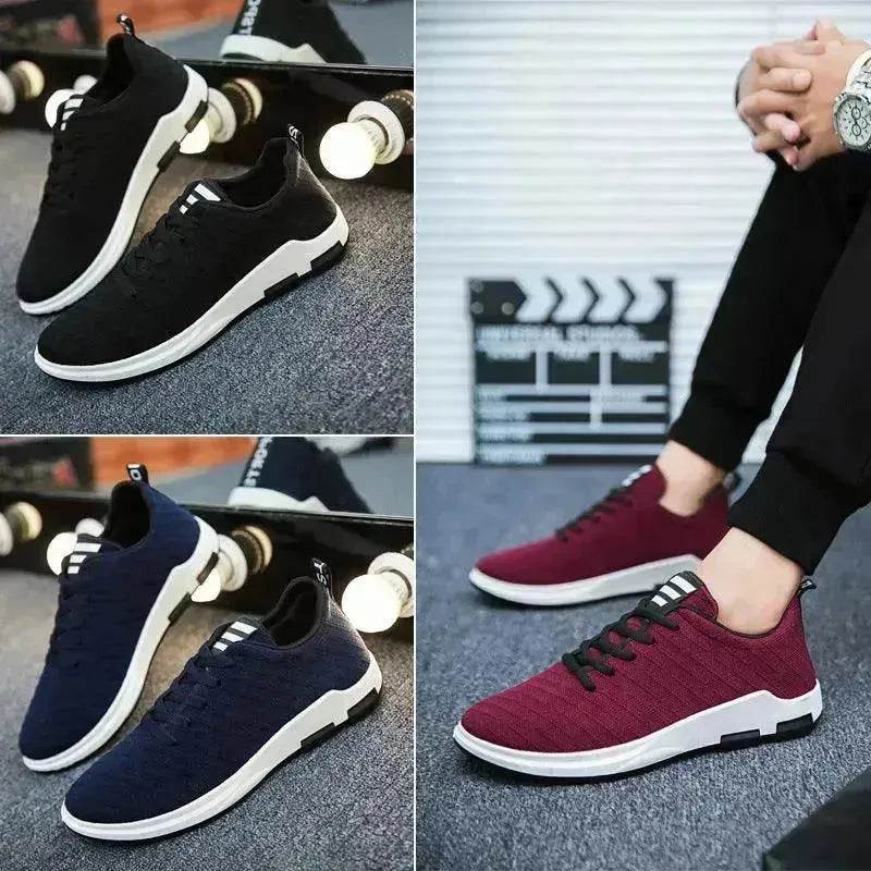 Lace-up Breathable Shoes, Light Sports Casual Shoes, Canvas Shoes, Shoes - EX-STOCK Canada