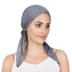 Ladies Arab Baotou Solid Color Pullover Tail Hat - EX-STOCK Canada