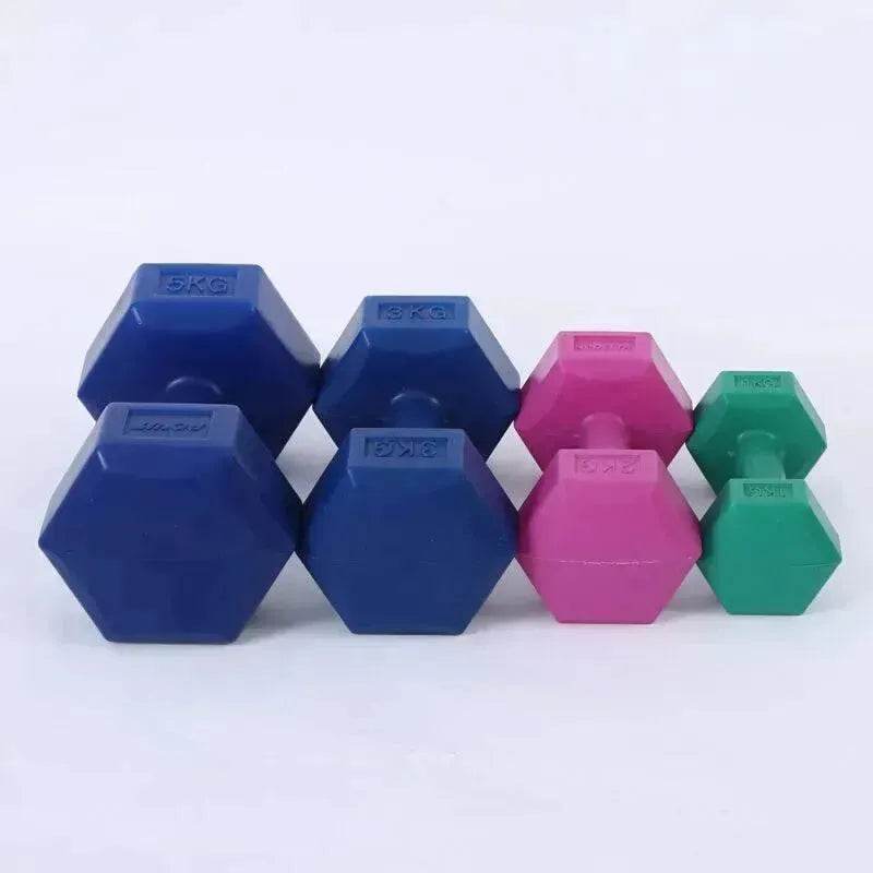 Ladies Gym Aerobics Filling Sand Hexagon Dumbbell - EX-STOCK CANADA