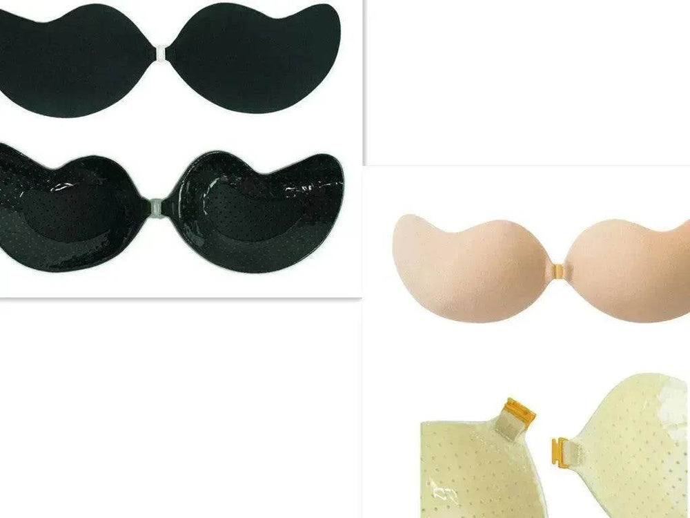 Lala Goddess Mango Cup With Deep V Invisible Bra Women's Swimwear Bridal Wedding Dress Gathered Chest Stickers Wholesale - EX-STOCK Canada