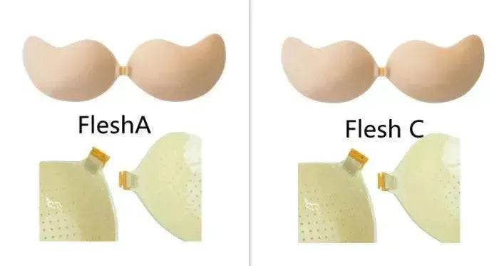 Lala Goddess Mango Cup With Deep V Invisible Bra Women's Swimwear Bridal Wedding Dress Gathered Chest Stickers Wholesale - EX-STOCK Canada