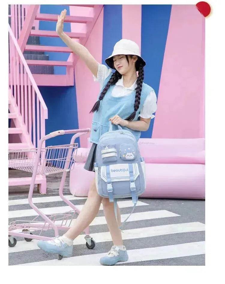 Large Capacity Schoolbag For Primary School Girls Cute - EX-STOCK Canada