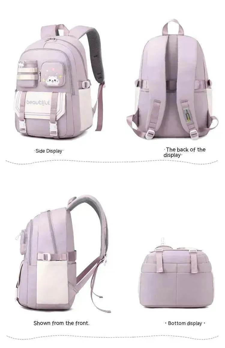 Large Capacity Schoolbag For Primary School Girls Cute - EX-STOCK Canada