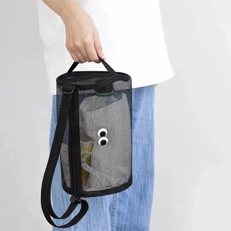 Large Capacity Waterproof Beach Bag Mesh Breathable Toiletry Storage Handbag - EX-STOCK Canada