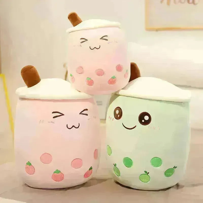 Large Toy Soft And Adorable Milky Tea Cup Pillow Doll Plush Doll - EX-STOCK CANADA