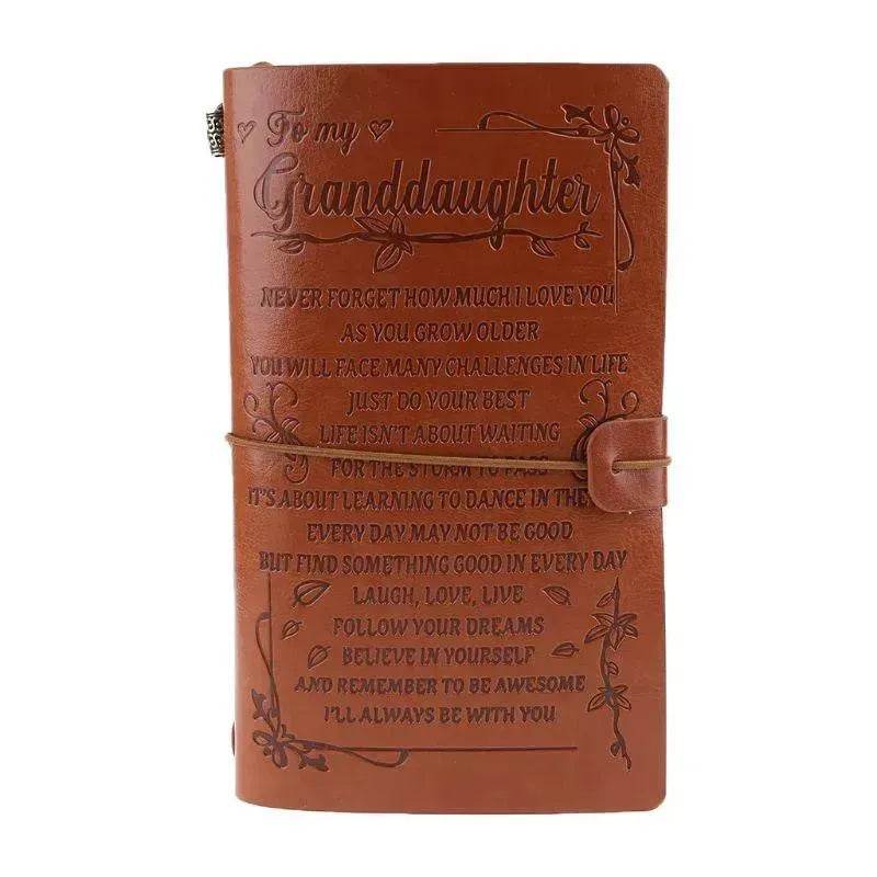 Leather Hand Ledger Business Note Hand Ledger - EX-STOCK Canada
