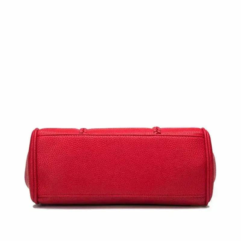 Leather handbags lychee pattern handbag - EX-STOCK Canada