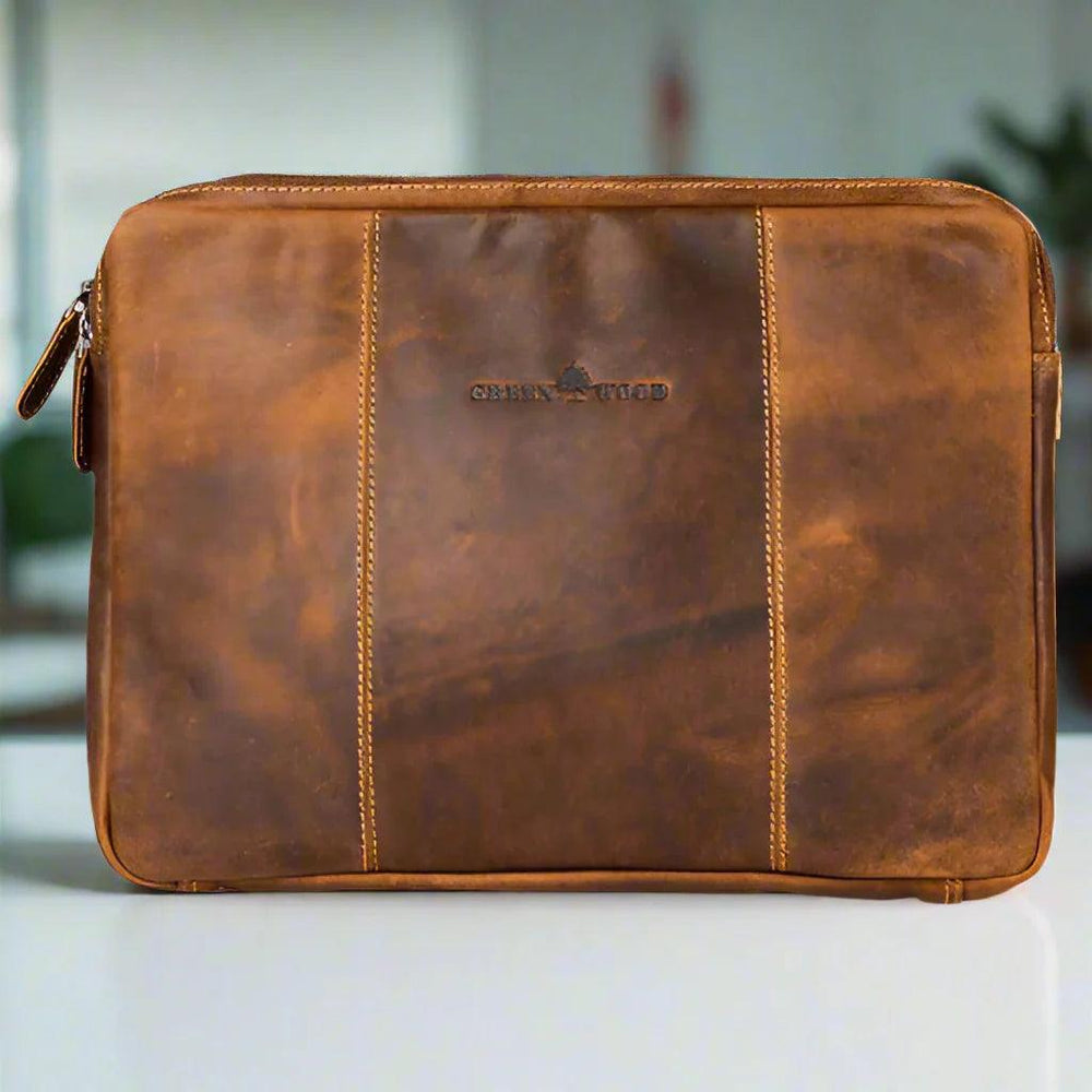 Housse en cuir Greenwood pour ordinateur portable MacBook Pro/Air 13"EX-STOCK Canada