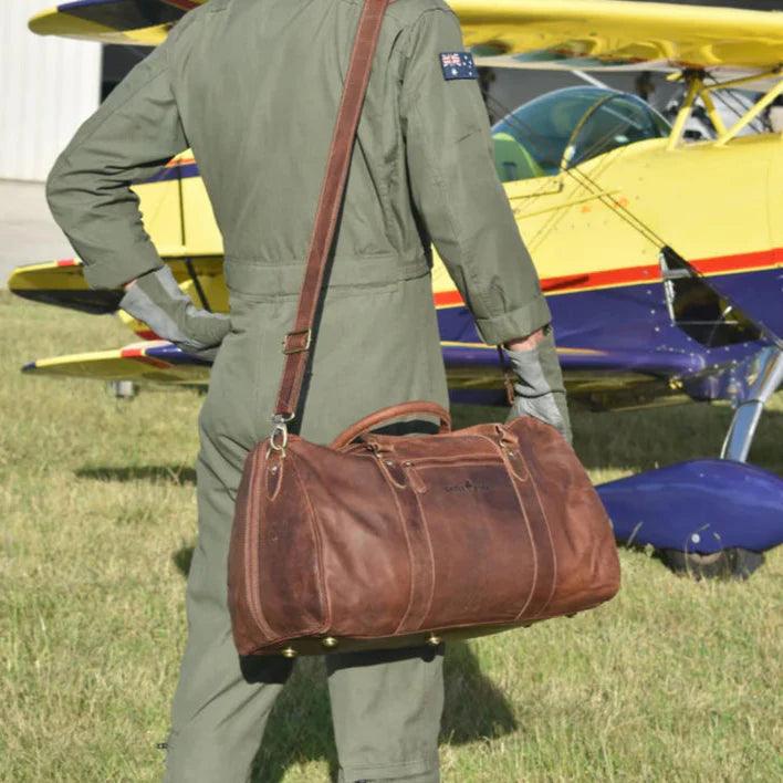 Sac de voyage week-end en cuir GreenwoodEX-STOCK Canada
