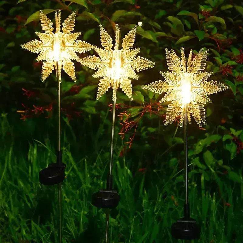 LED Solar Snowflake Light Outdoor Waterproof - EX-STOCK Canada