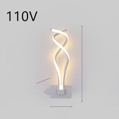 led wall lamp nordic minimalist bedroom bedside lamp EX-STOCK Canada