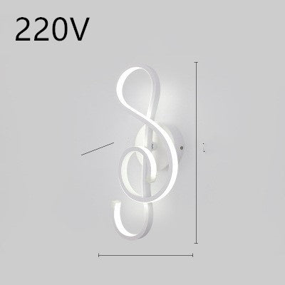 led wall lamp nordic minimalist bedroom bedside lamp EX-STOCK Canada