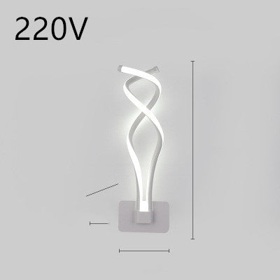 led wall lamp nordic minimalist bedroom bedside lamp EX-STOCK Canada