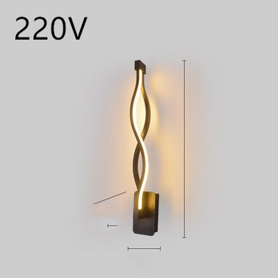 led wall lamp nordic minimalist bedroom bedside lamp EX-STOCK Canada