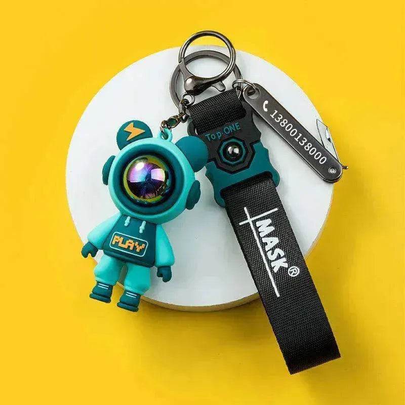 Lightning Unique Anti Lost Card Custom Pendant Keychain - EX-STOCK Canada