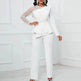 Long Sleeve Mesh Splicing Beads Banquet Plus Size Jumpsuit - EX-STOCK Canada