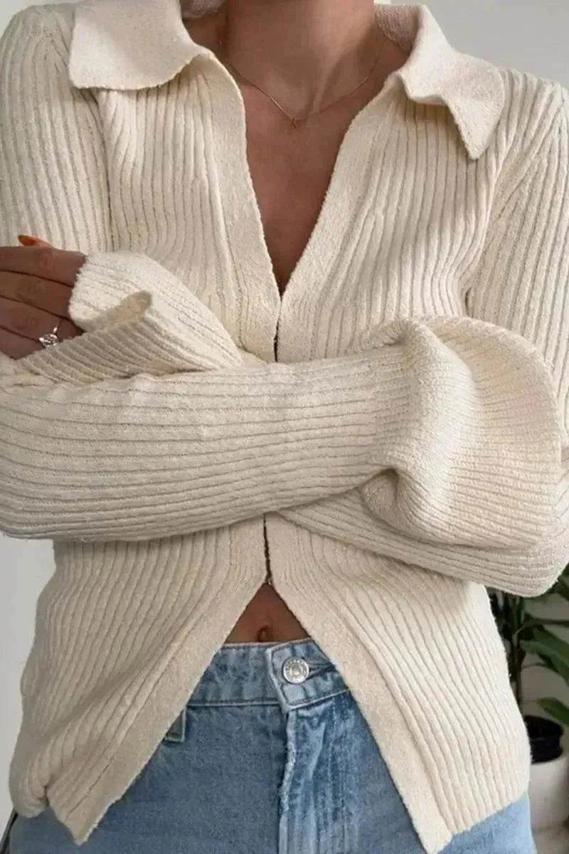Long Sleeve Top Bell Sleeve Bottoming Casual Street - EX-STOCK Canada