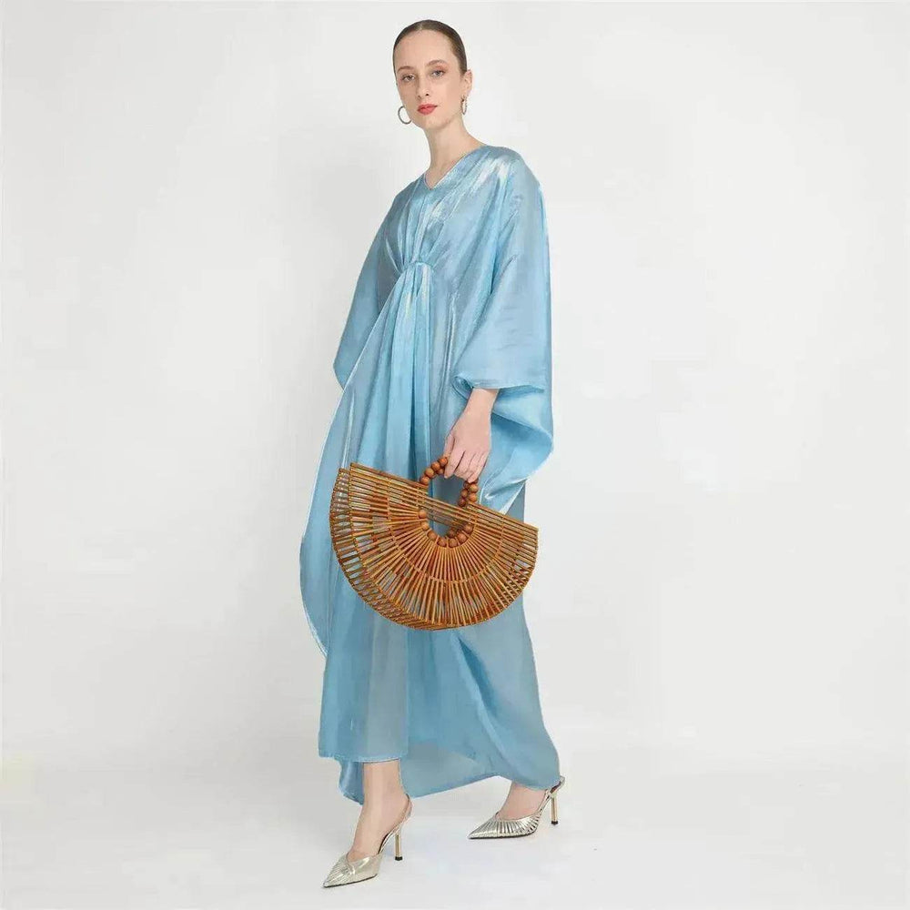 Loose Batwing Long Sleeve Abaya Dress for Arab Dubai Turkey Middle East Women - EX-STOCK Canada