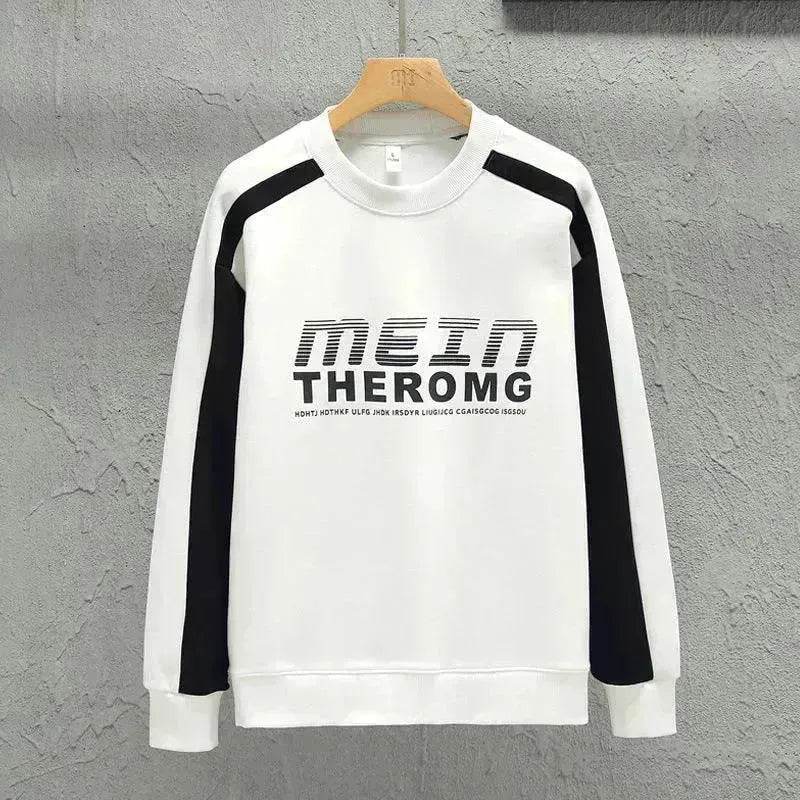 Loose-fitting Casual Round-neck Long Sleeve T-shirt - EX-STOCK Canada
