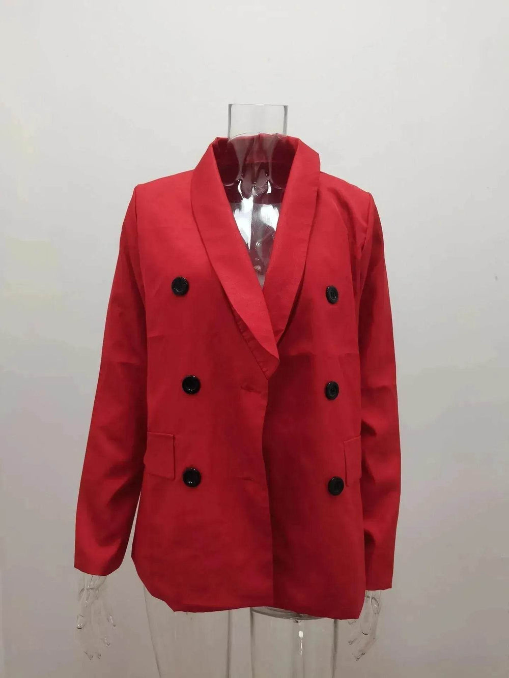 Loose Long-sleeved Knitted Solid Color Sweater - EX-STOCK Canada