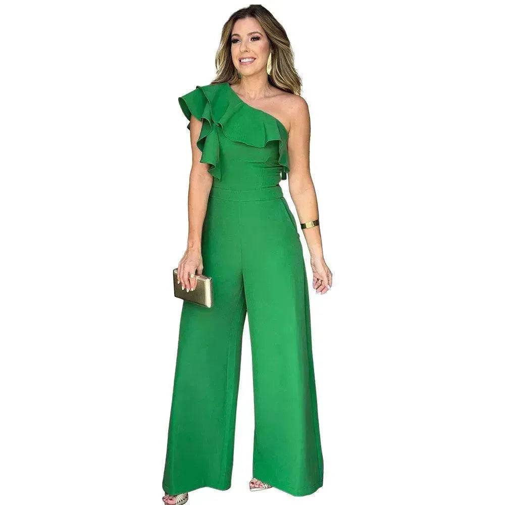 Loose Straight Temperament Women's Jumpsuit - EX-STOCK Canada