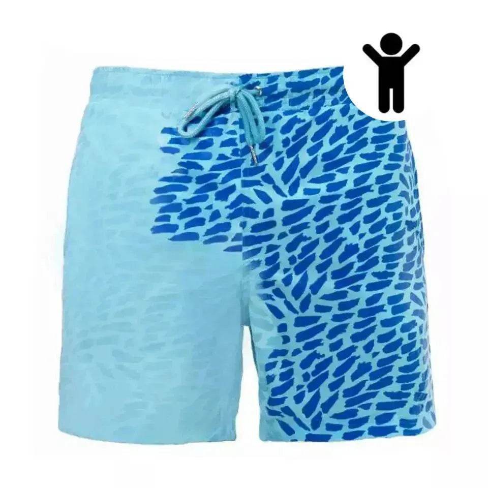 Magical Change Color Beach Shorts Summer Men Swimming Swimsuit Quick Dry - EX-STOCK Canada