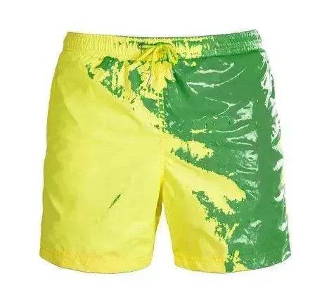Magical Change Color Beach Shorts Summer Men Swimming Swimsuit Quick Dry - EX-STOCK Canada