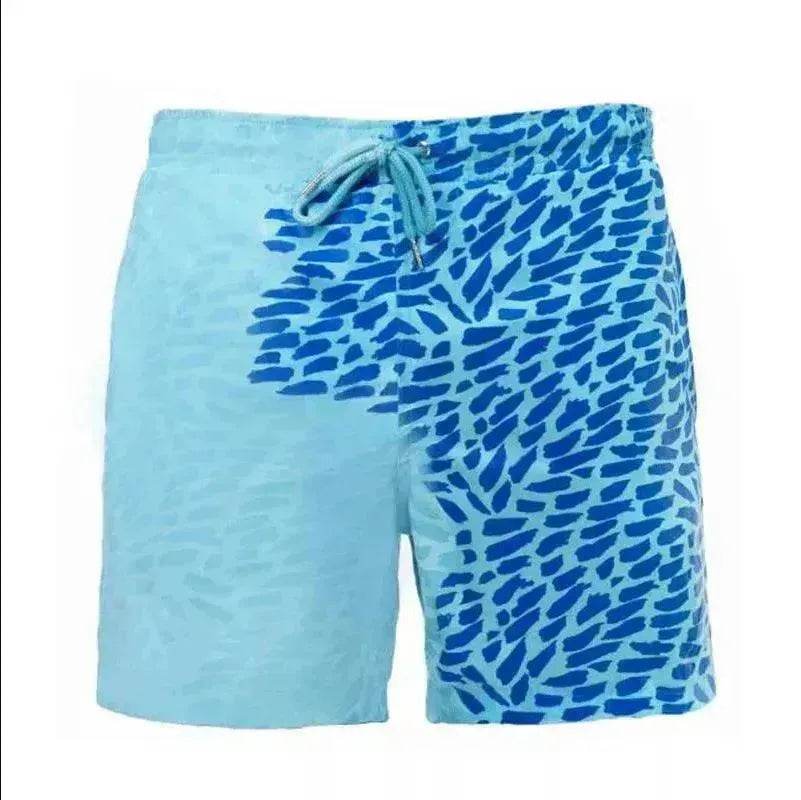 Magical Change Color Beach Shorts Summer Men Swimming Swimsuit Quick Dry - EX-STOCK Canada