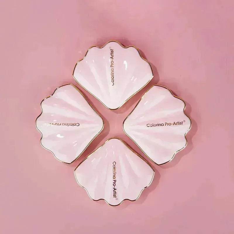 Makeup Shell Double Color Mirror Powder Blusher - EX-STOCK Canada