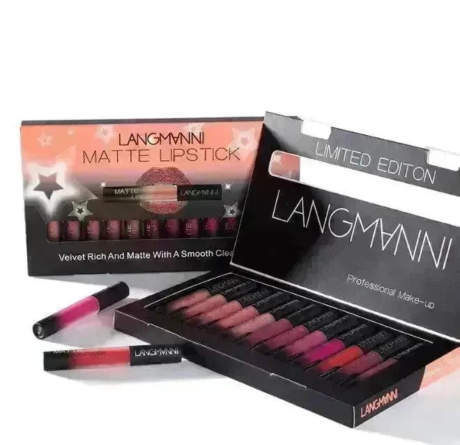 Matte Lipstick Waterproof Long-lasting Velvet Lipstick Set - EX-STOCK CANADA