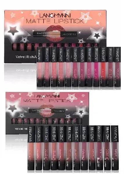 Matte Lipstick Waterproof Long-lasting Velvet Lipstick Set - EX-STOCK Canada