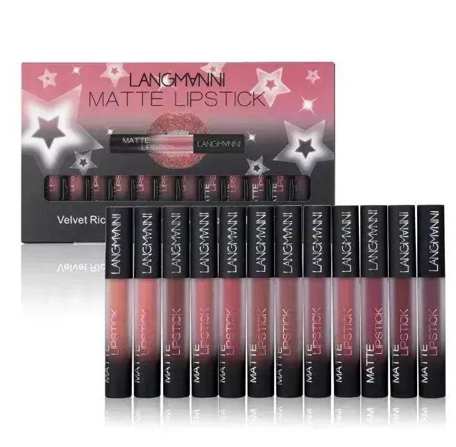 Matte Lipstick Waterproof Long-lasting Velvet Lipstick Set - EX-STOCK Canada