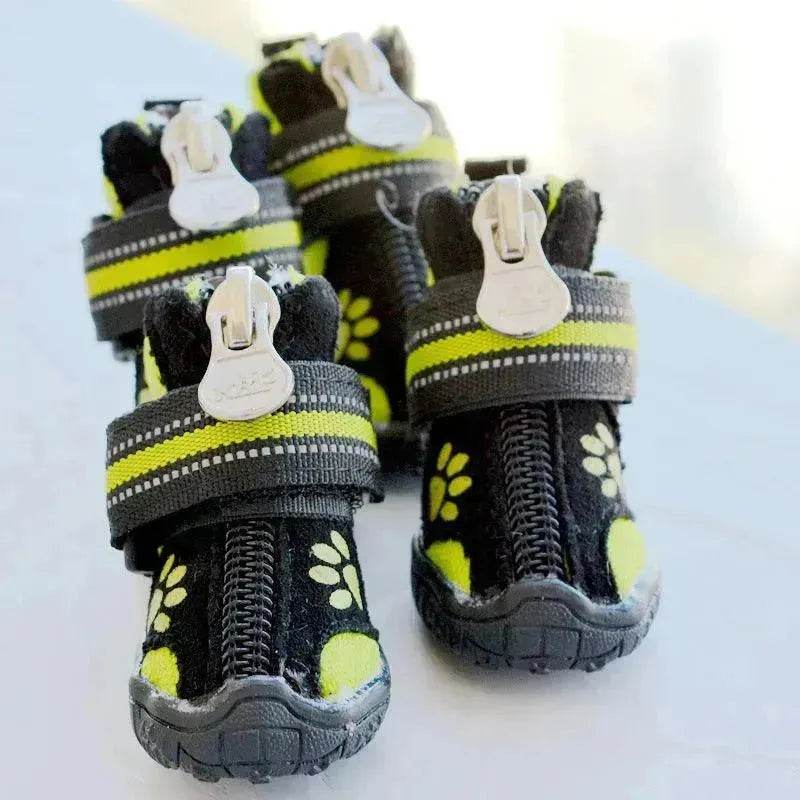 Medium And Large Dogs Printed Suede Cotton Shoes - EX-STOCK Canada