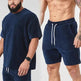 Men's Classy Summer Casual T-shirt Shorts Suit - EX-STOCK Canada