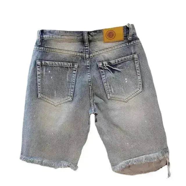 Men's Fashion Casual Ripped Denim Shorts - EX-STOCK Canada