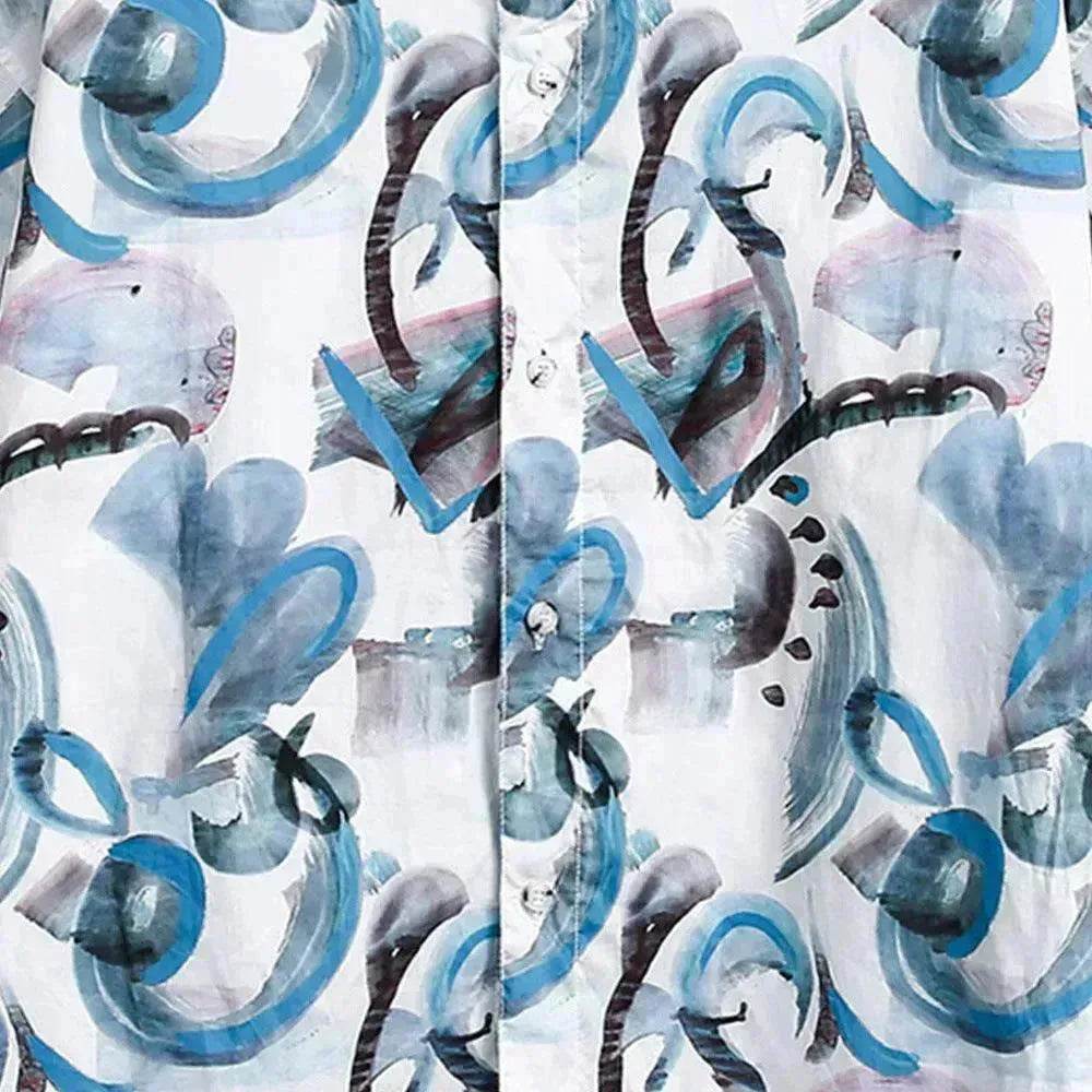 Men's Full Printed Graffiti Printing Shirt - EX-STOCK Canada