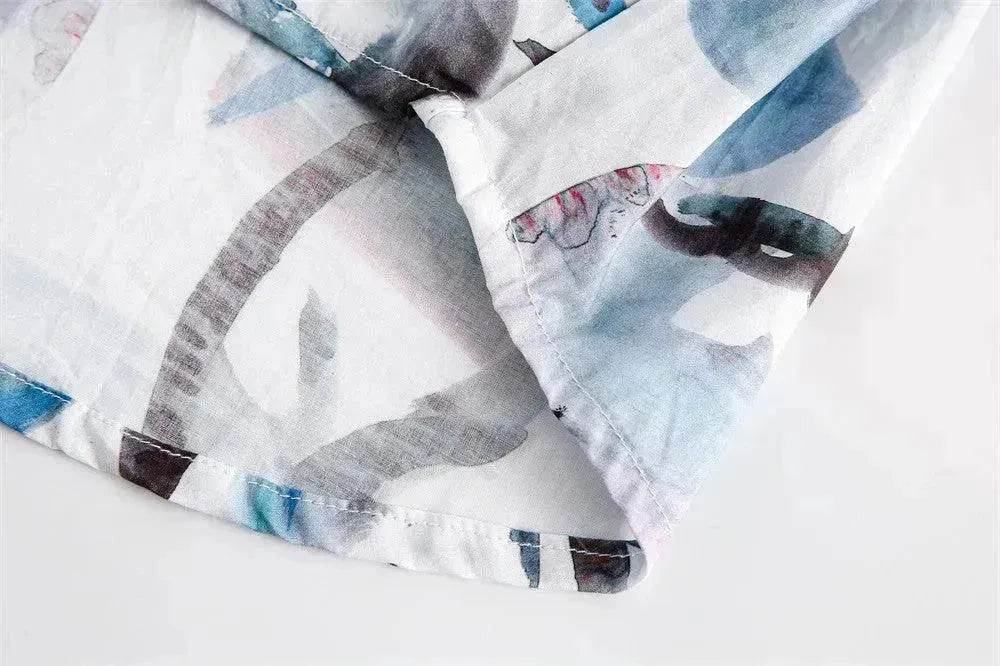 Men's Full Printed Graffiti Printing Shirt - EX-STOCK Canada