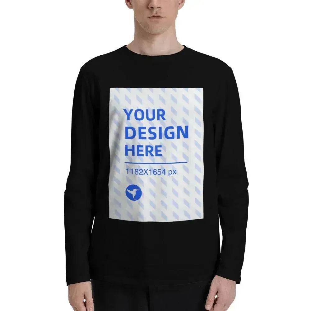 Men's Long Sleeve Crew Neck T-Shirt - EX-STOCK Canada