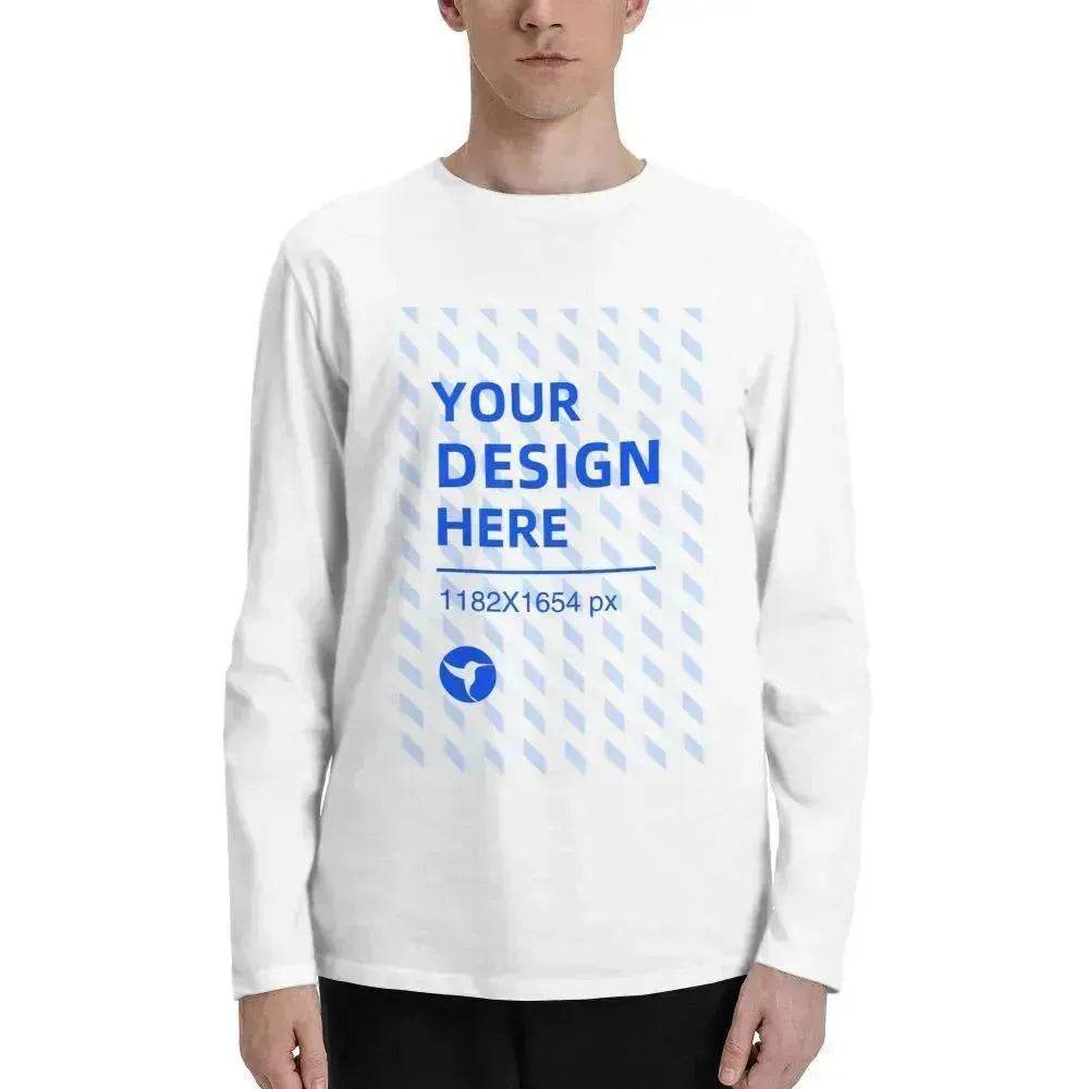 Men's Long Sleeve Crew Neck T-Shirt - EX-STOCK Canada