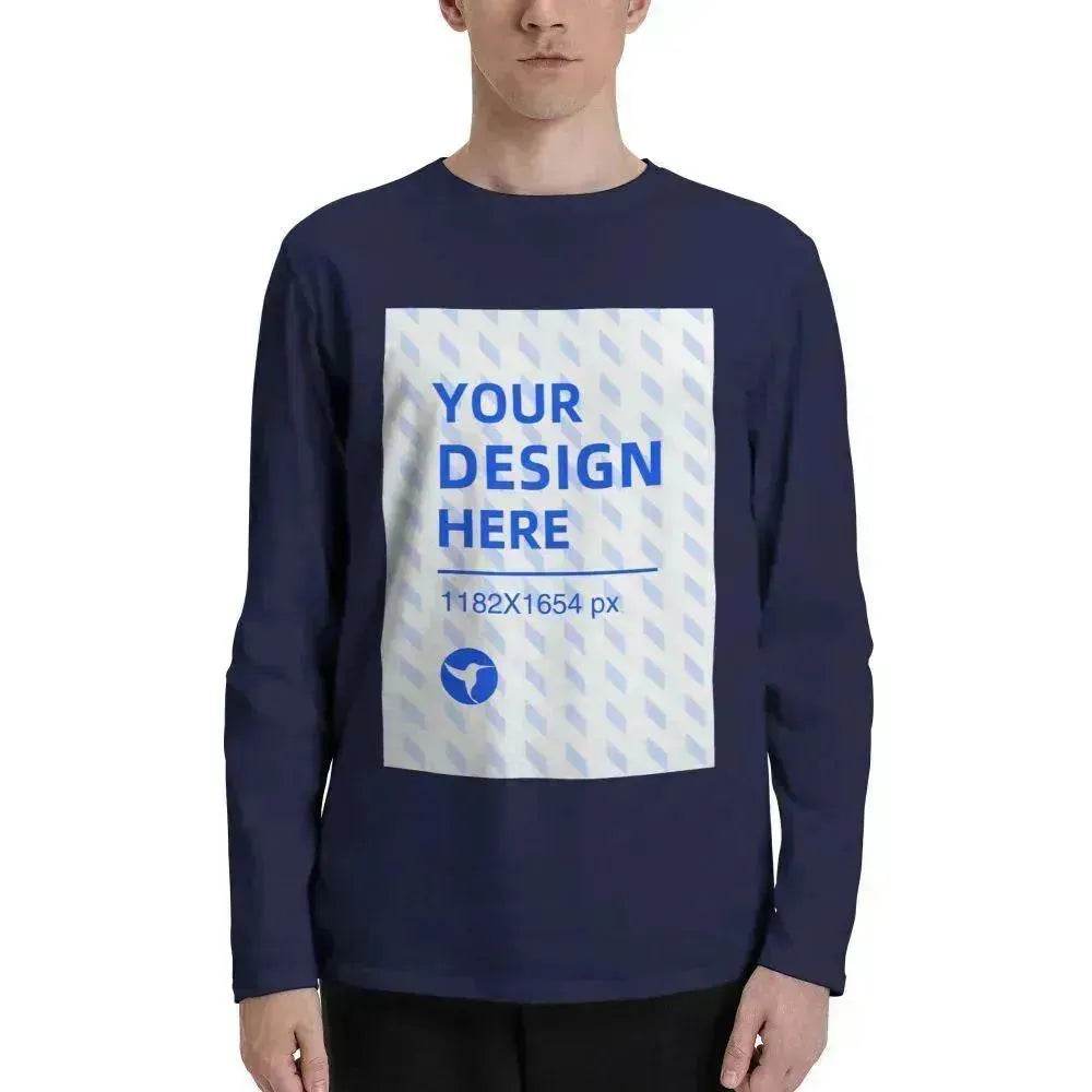 Men's Long Sleeve Crew Neck T-Shirt - EX-STOCK Canada