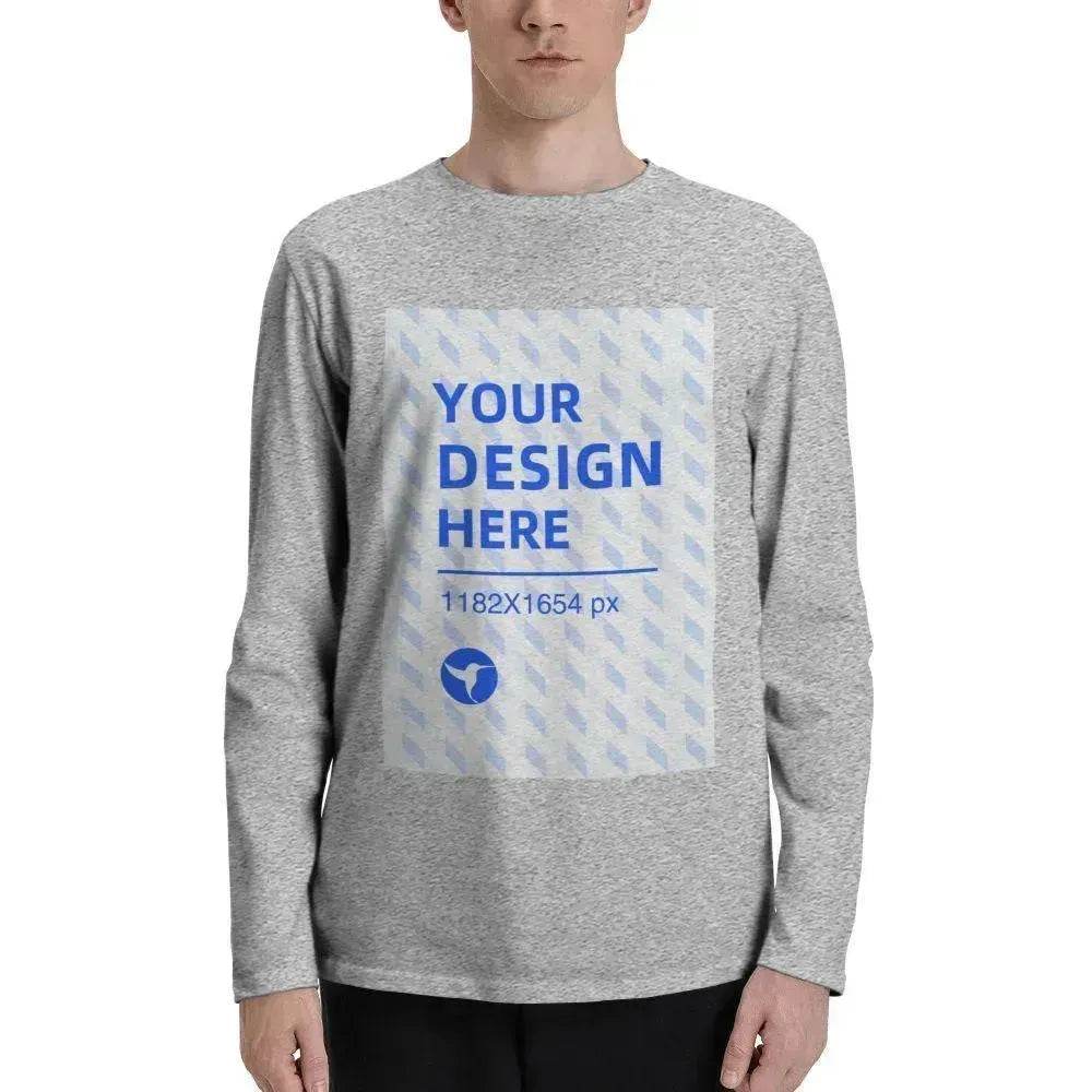 Men's Long Sleeve Crew Neck T-Shirt - EX-STOCK Canada
