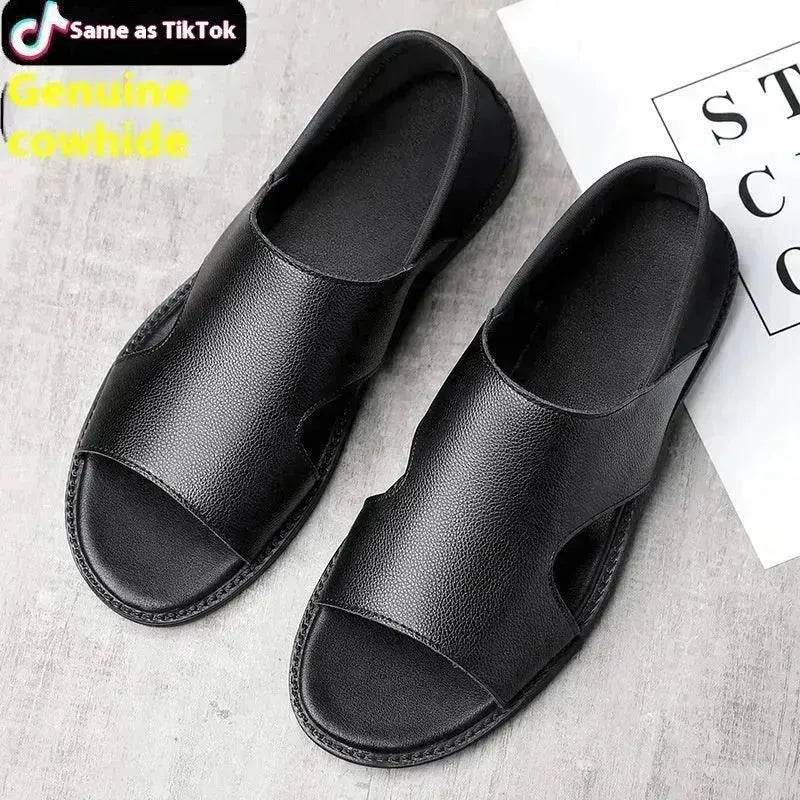 Men's Sandals Summer Men's Casual Soft Bottom Non-slip Wear-resistant And Deodorant Beach - EX-STOCK Canada