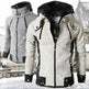 Men's Zip UP Hooded Jacket Fake Two Piece Sports Cardigan Casual Slim Sweatshirt Jacket - EX-STOCK Canada